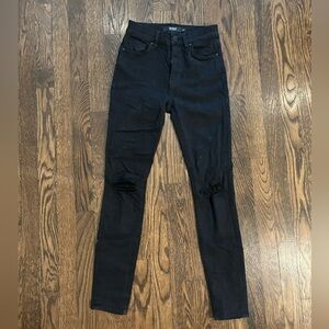 Black skinny Hudson jeans
